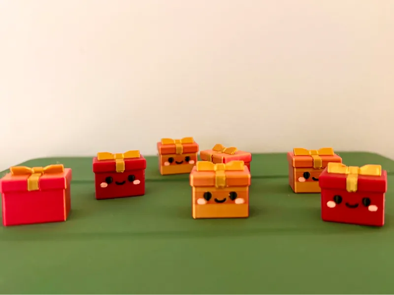 Mini Christmas Presents -No Supports Needed!
