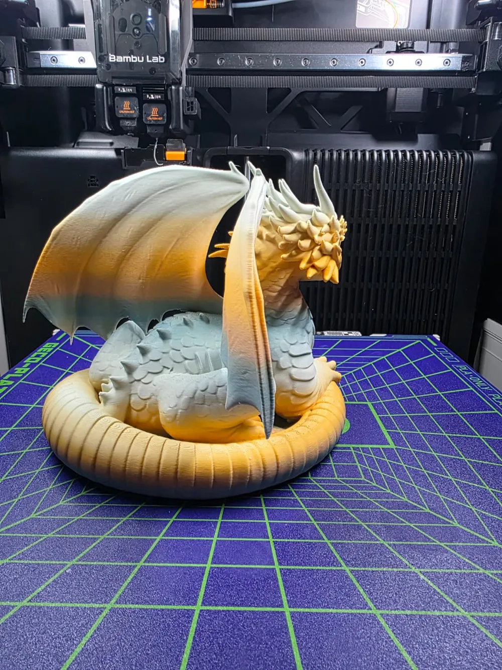 Ivory Ember Dragon - Free 3D Print Model - MakerWorld