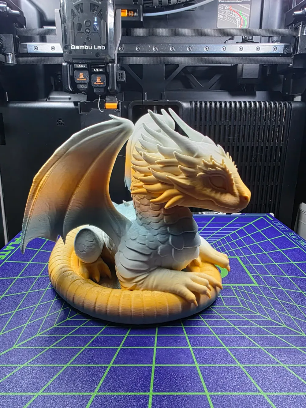 Ivory Ember Dragon - Free 3D Print Model - MakerWorld