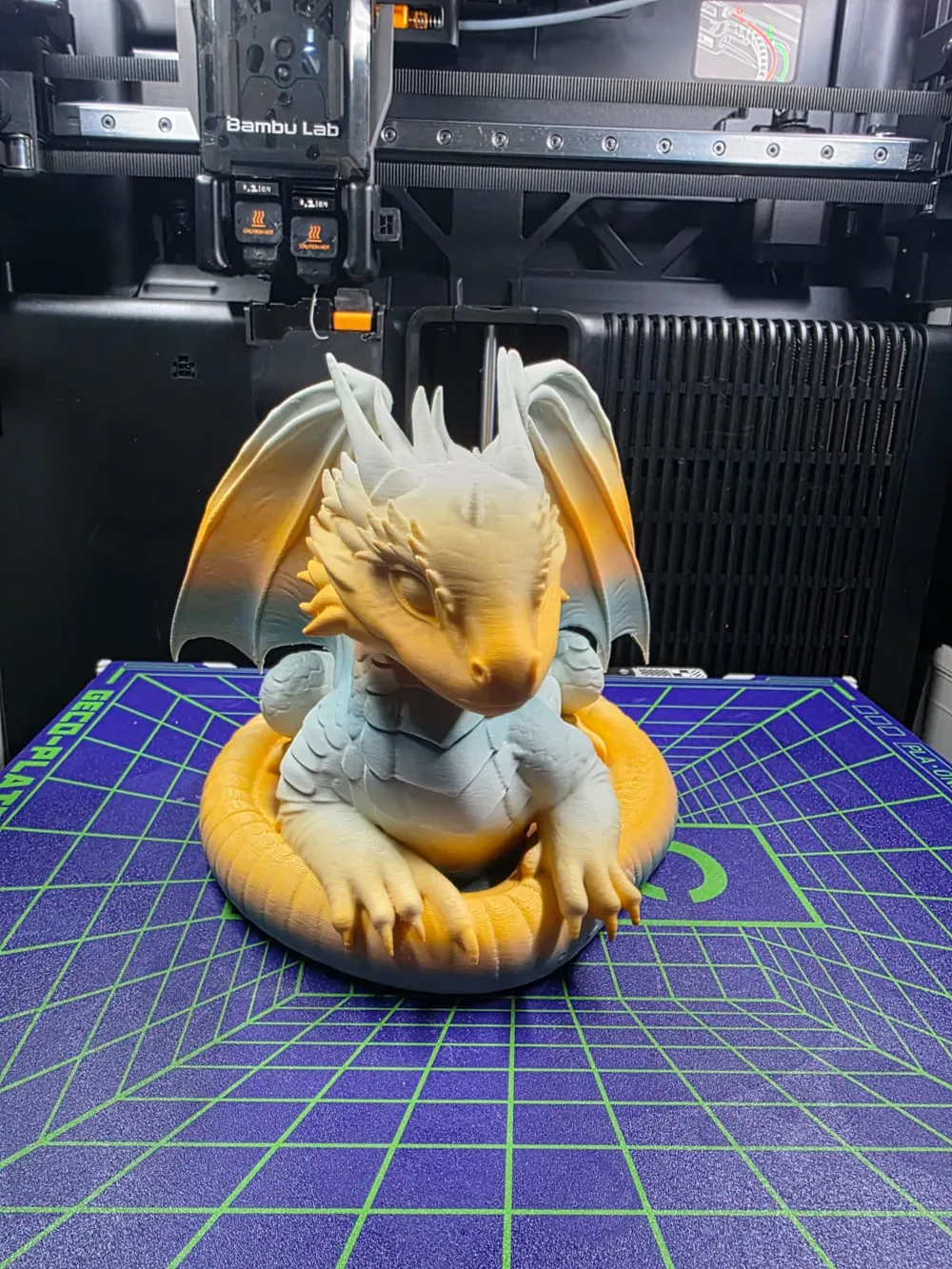 Ivory Ember Dragon - Free 3D Print Model - MakerWorld