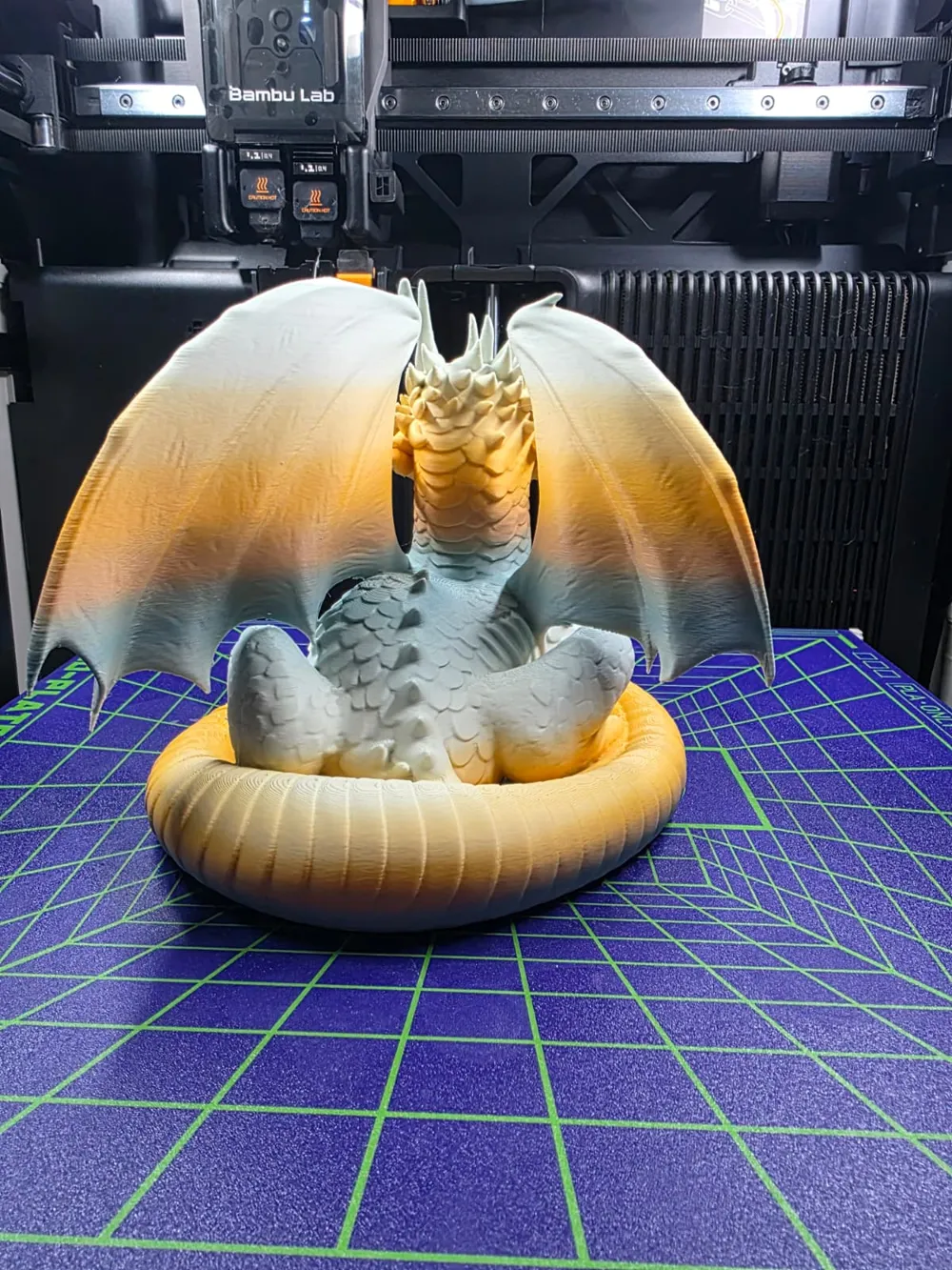 Ivory Ember Dragon - Free 3D Print Model - MakerWorld