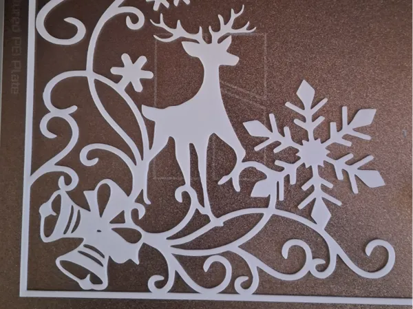 Décor d'angle de fenêtre de Noël