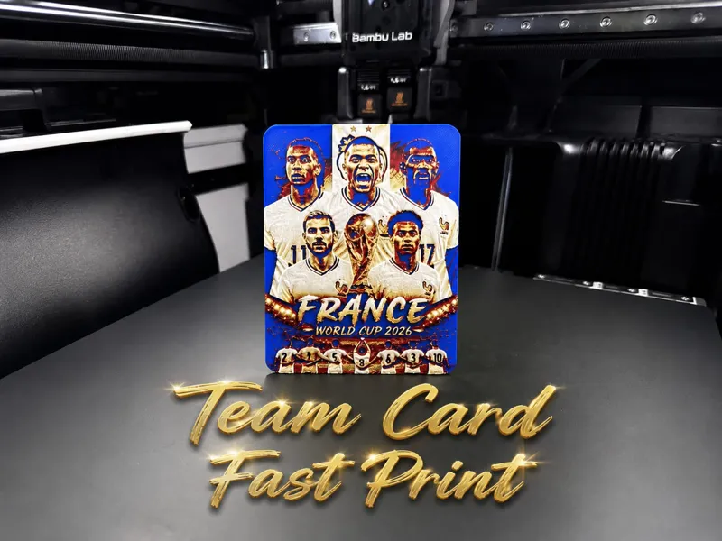 France World Cup Team Card