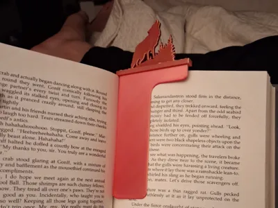 Wolf Bookmark