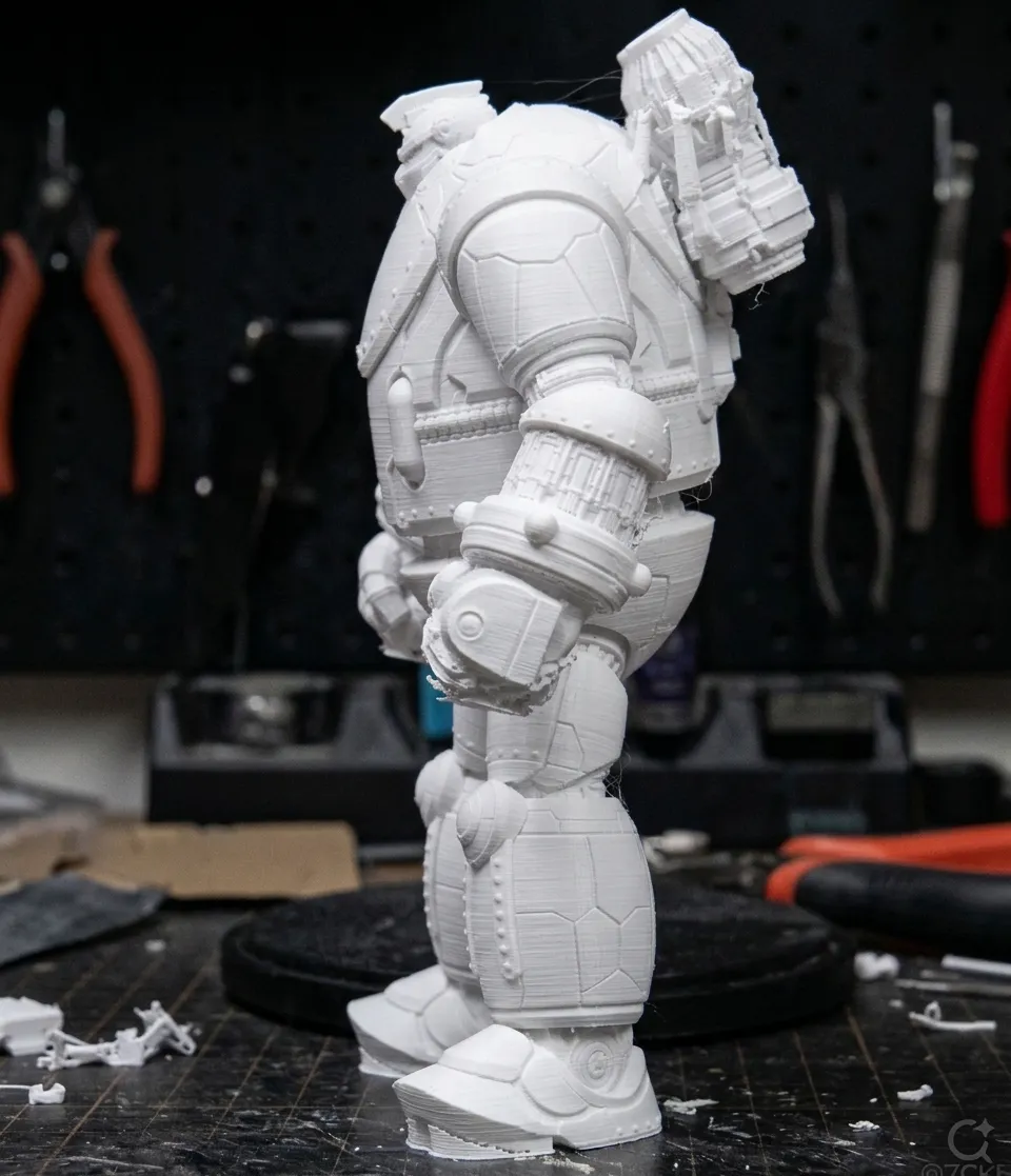 Figure from the Japanese robot anime 