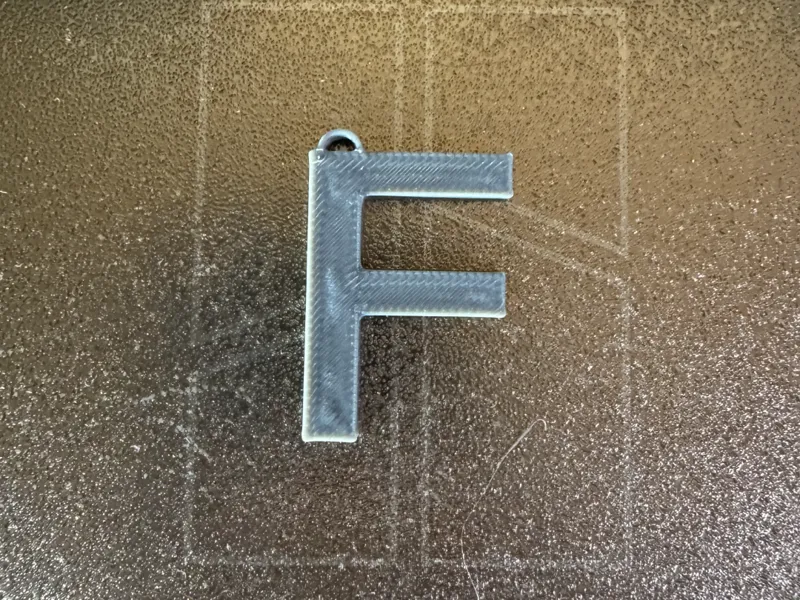 key ring F keychain Portachiavi F