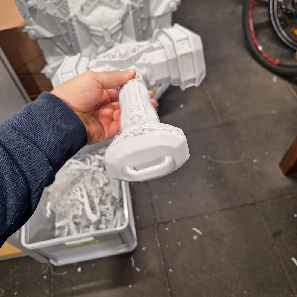 Weapon - Dwarf Hammer [One Handed] - Free 3D Print Model - MakerWorld