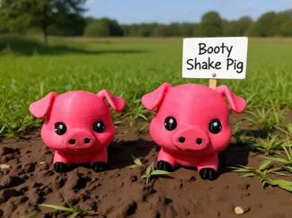 Pig articulated flexi fidget