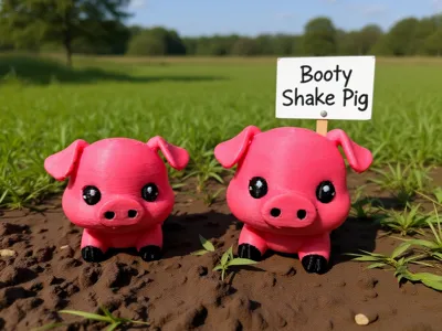 Pig articulated flexi fidget