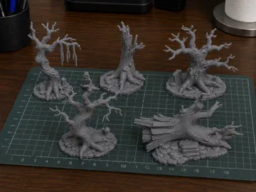Escenografía en miniatura: Trees for fantasy mordheim trees — vista de referencia 2