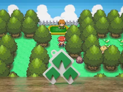 Pokémon Forest Badge (Gardenia) - Keychain & Prop