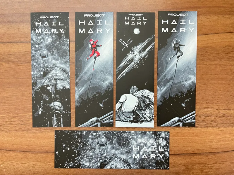 Project Hail Mary Bookmark Set