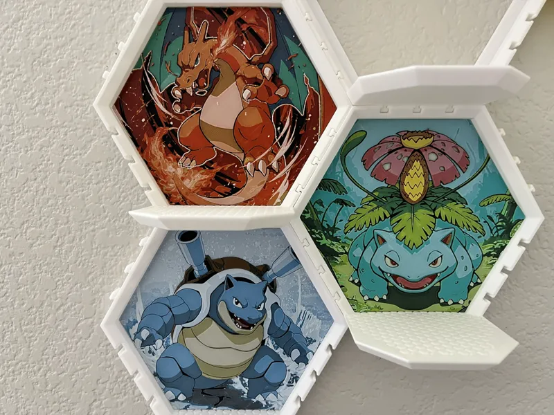 Hexagonal Modular Frame for Hueforge  & 3D Models