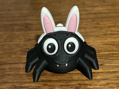 Cute Spider Easter Bunny