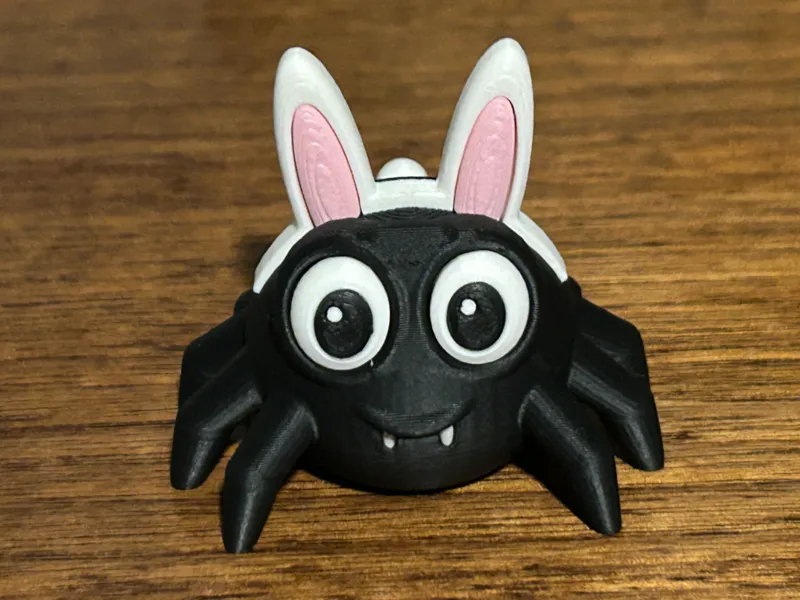 Cute Spider Easter Bunny