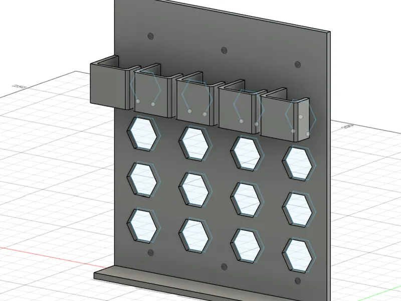Magnetic stand for markers 