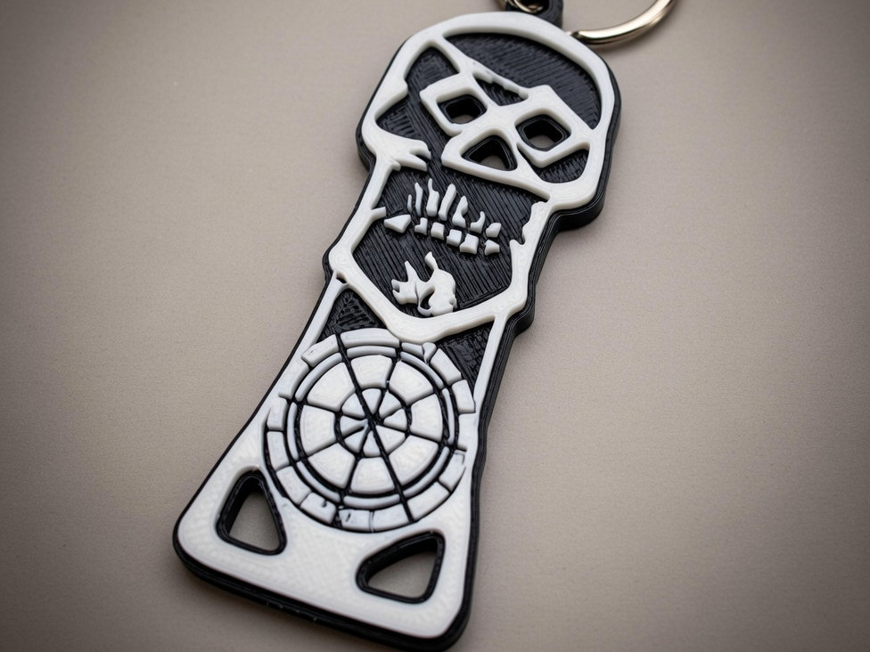 Copper Bones Skeleton Key - Goonies keychain