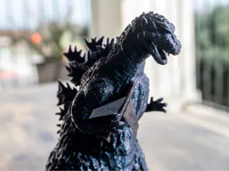 Godzilla 1954(Gorjira) with F-86 Fighter