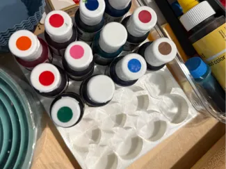 Food Coloring Bottle Organizer 4x5