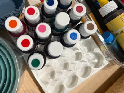 Food Coloring Bottle Organizer 4x5