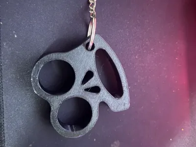 brass knuckles v2 (keychain)