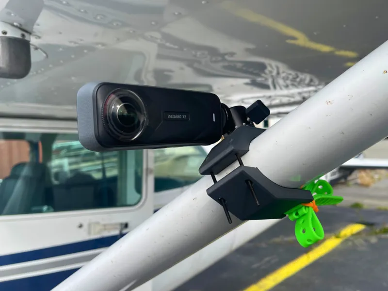 Aircraft Wing Strut Camera Mount (GoPro/Insta360)