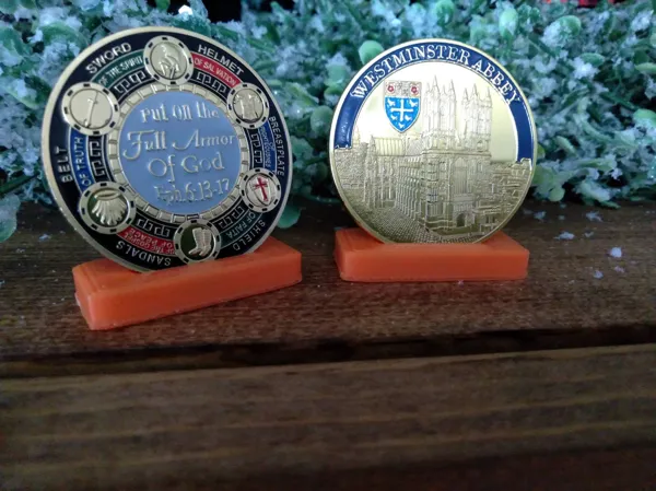 Présentoir à pièces de collection