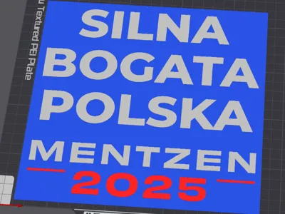 Mentzen 2025 Car Badge 212mm