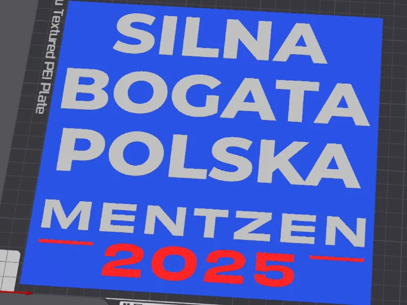 Mentzen 2025 Car Badge 212mm