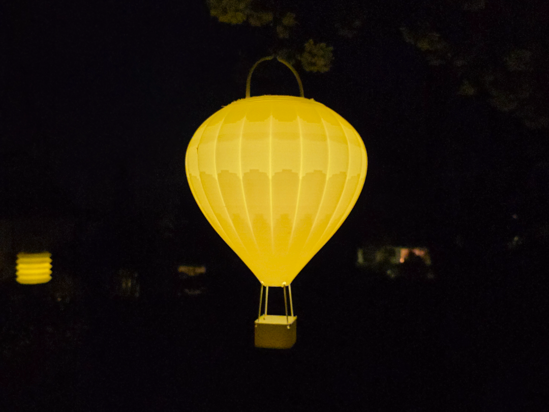 Solar Heissluftballon Laterne für den Garten 