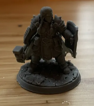 Dwarf Female Fighter Miniature - Free 3D Print Model - MakerWorld