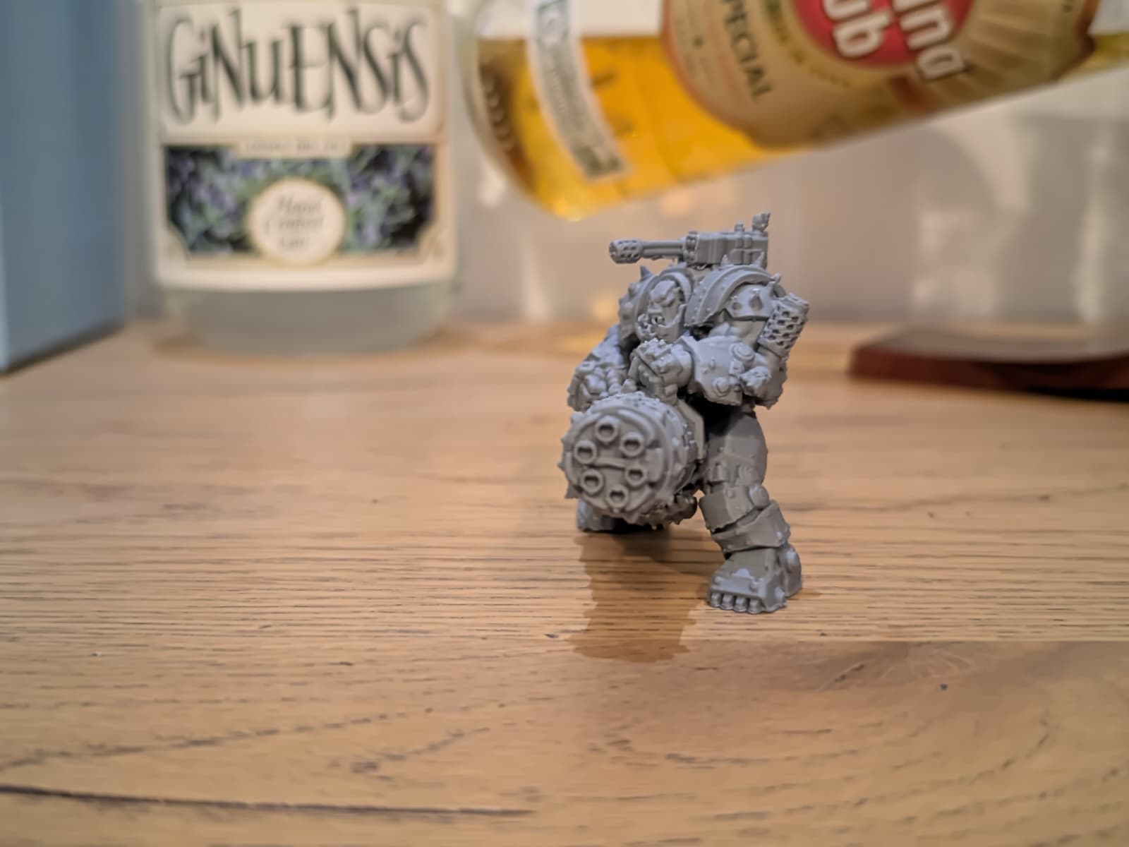 Heavy Armored Orc Brute Warlord with Rotary Gun - 1