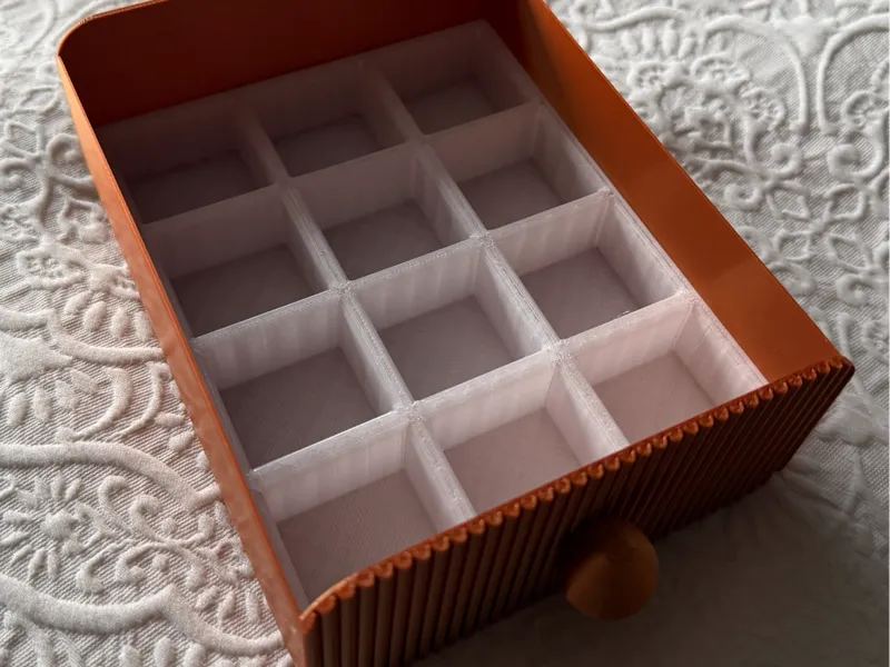 Modular desktop storage box - Drawer Insert