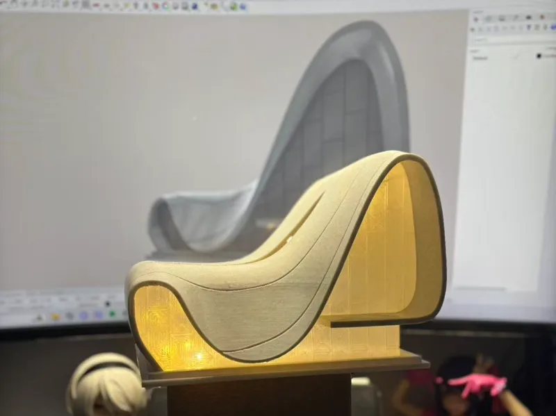 Zaha Hadid Architecture: Tissue Box with lighting 