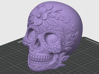 Floral Sugar Skull
