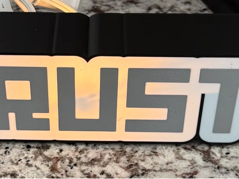 Rust Light Box