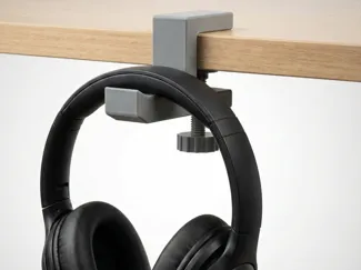 Adjustable Screw-Clamp Headphone Hanger (Stand)