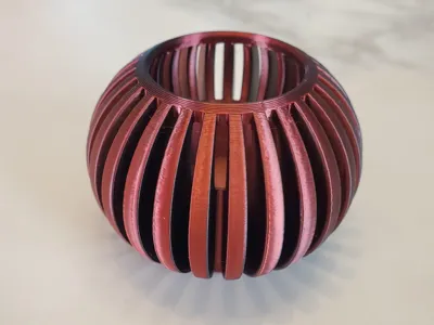 Slatted Candle Holder