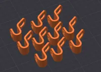 10x Clothes Hanger Hook