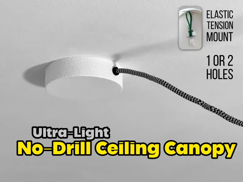 Ultra-Light "No-Drill" Ceiling Canopy