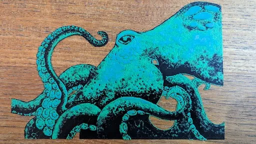 King Octopus Hueforge Filament painting
