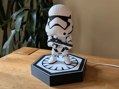 First Order Base for Knitted Stormtrooper Figure