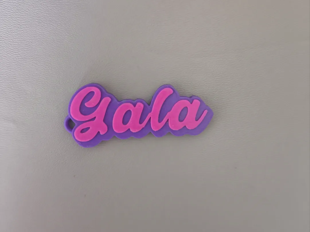 Gala Keychain - Free 3D Print Model - MakerWorld