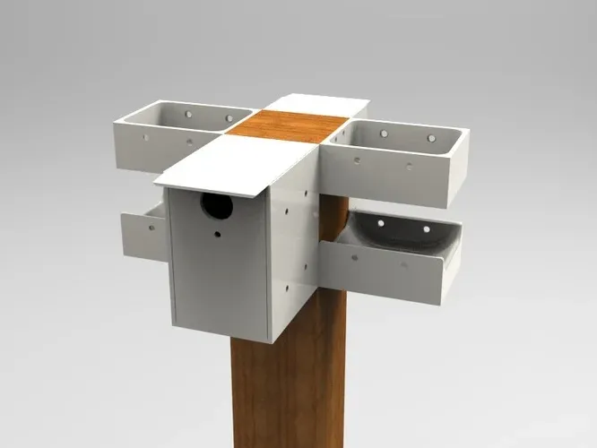 Modulare Vogelhaus