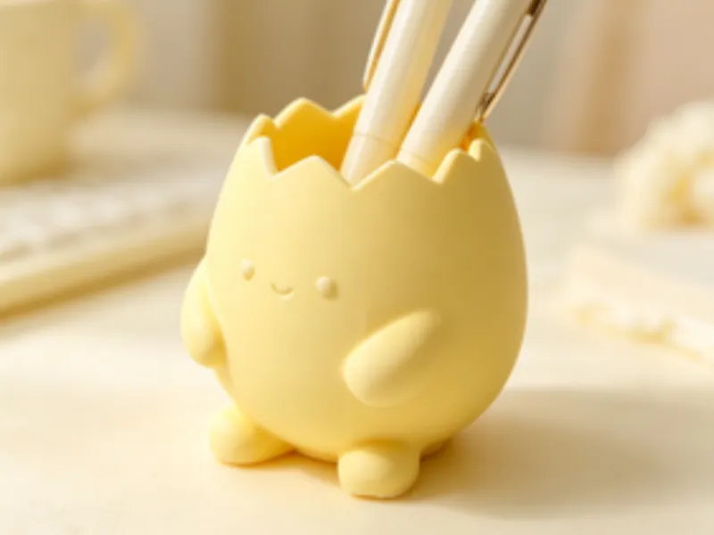 Eggshell creative pen holder