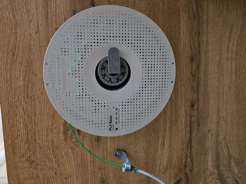 Wall / cabinet spool holder M6 and M10 PTFE