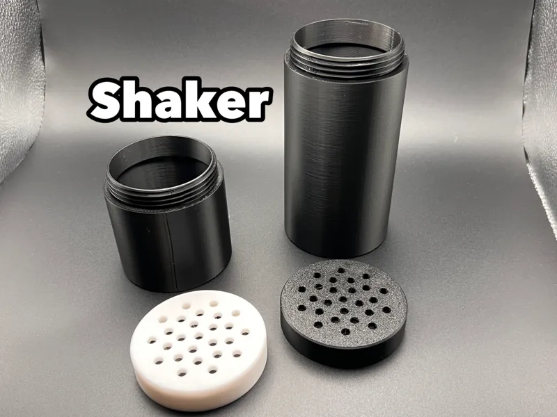 threaded shaker jar