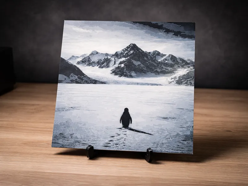 The Penguin facing the moutain - "But why" 