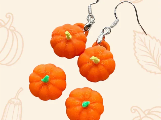 Pumpkin Earrings