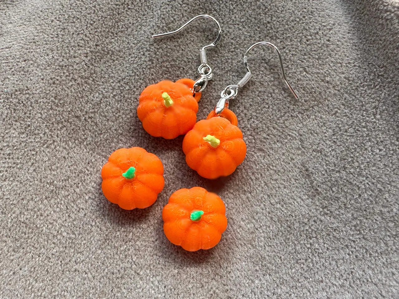 Pumpkin Earrings view 2